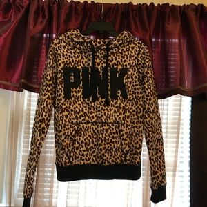 Victoria secret leopard hoodie never worn
